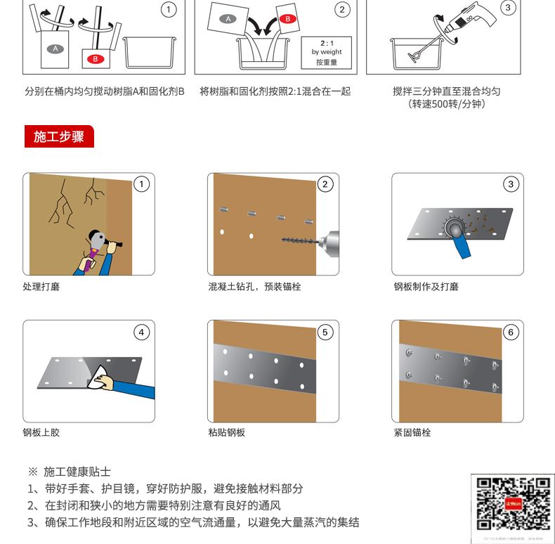 包钢镇安粘钢加固施工过程